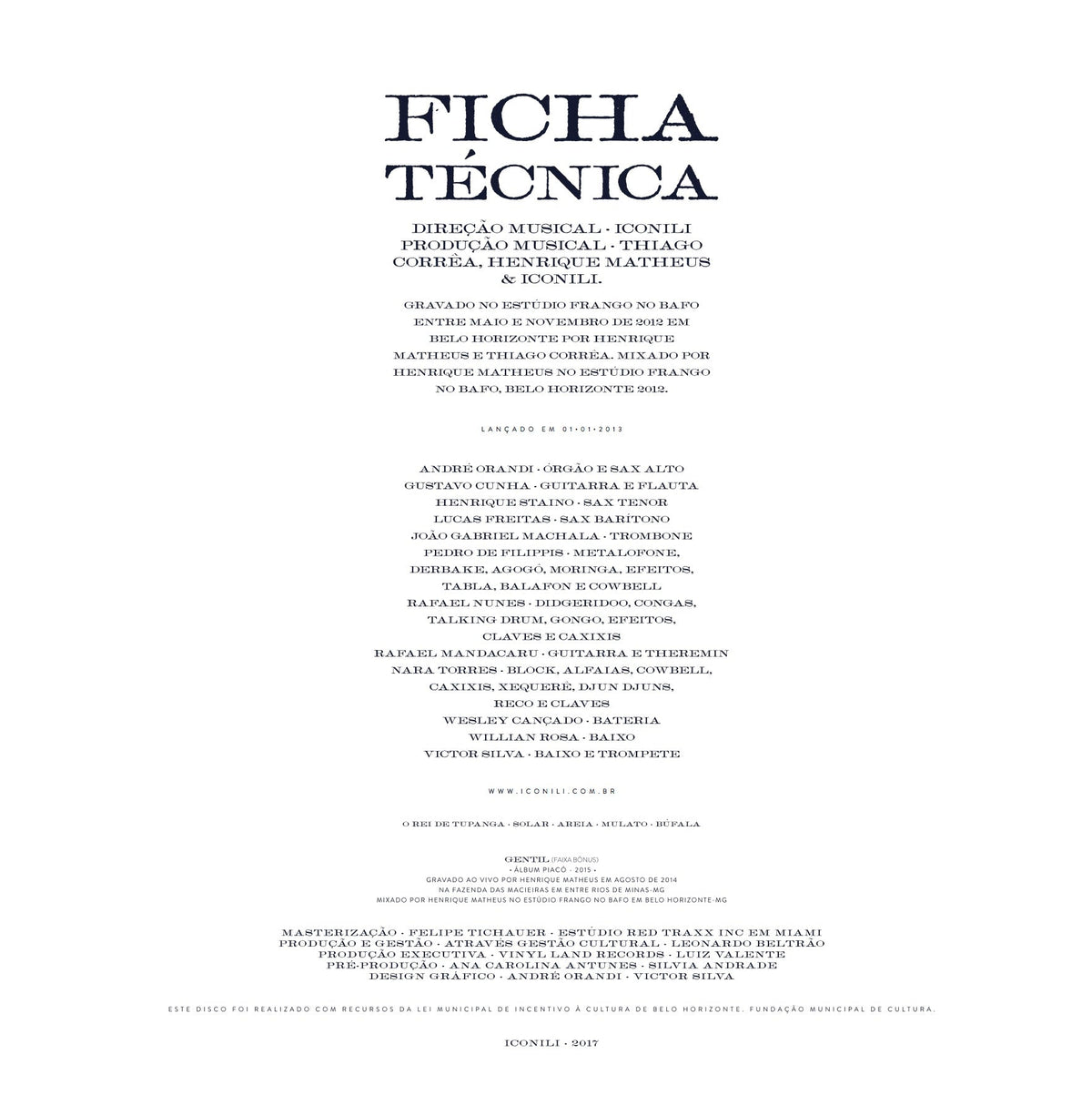 Iconili – Tupi Novo Mundo